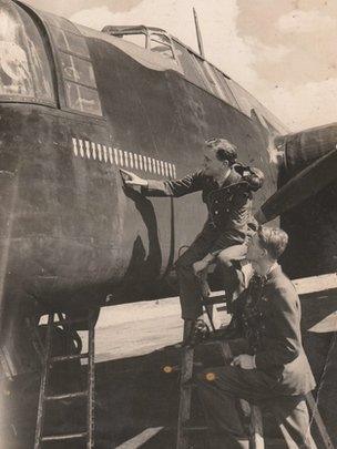 Crew of a Lancaster Bomber