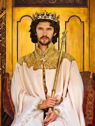 Ben Whishaw as Richard II in The Hollow Crown