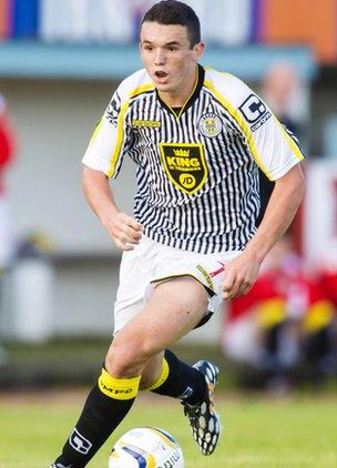 St Mirren's John McGinn