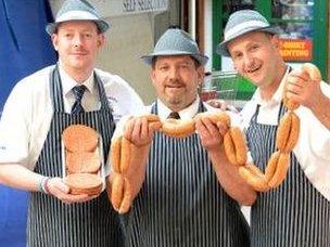 Sausage maker Mike Turner