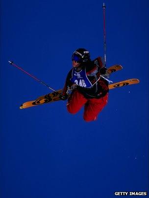 Jean-Philippe Auclair during the ESPN X- Games in Crested Butte, Colorado on 14 January 1999