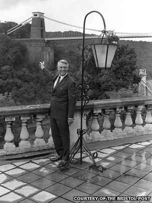 Cary Grant at the Avon Gorge Hotel