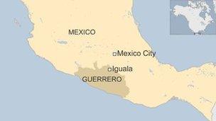 Map of Mexico