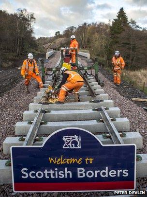 Track laying