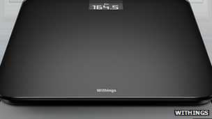 black wireless scales by Withtings