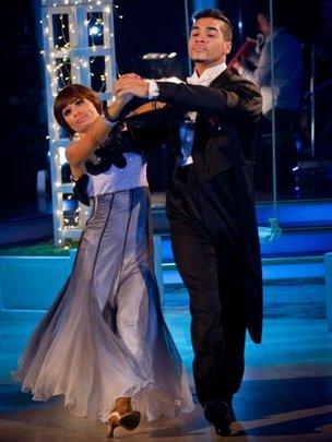 Louis Smith and Flavia Cacace on Strictly Come Dancing