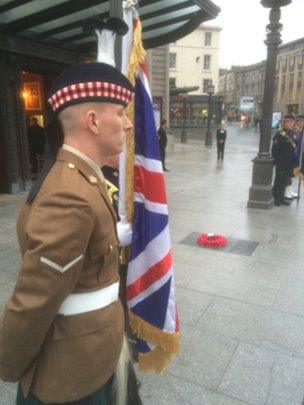 Plaque commemorating McCrae's Battalion unveiled