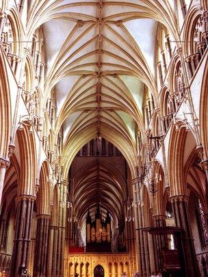 Interior of Lincoln Cathedral