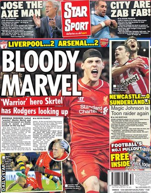 Daily Star back page