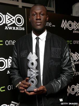 Stormzy at the Mobos