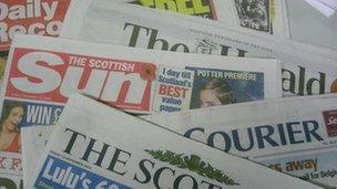 Scotland's newspapers