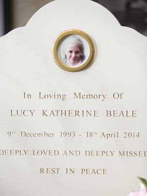 Lucy Beale's headstone