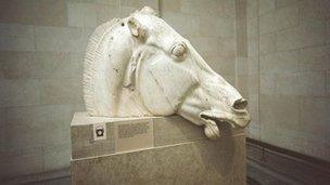 The Elgin Marbles at the British Museum