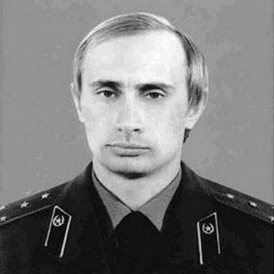 Vladimir Putin in KGB uniform