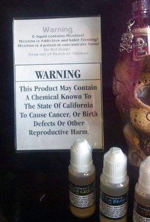 California warning