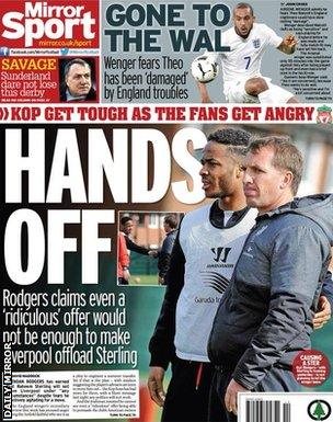 Daily Mirror back page