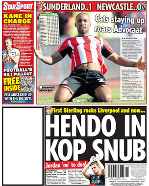 Daily Star back page