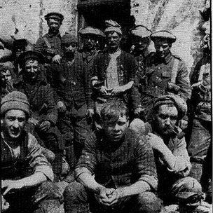 Arthur Edwards and fellow miners