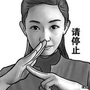 An illustration of a girl doing one of hand gestures