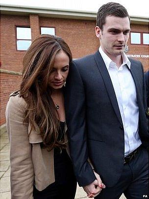 Adam Johnson and Stacey Flounders