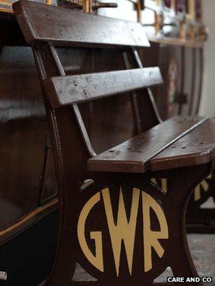 Great Western Railway bench