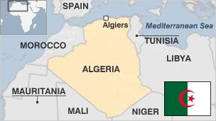 Map of Algeria