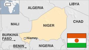 Map of Niger