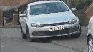 A white Volkswagen Scirocco is believed to have been used as part of the murder