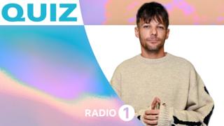 Louis Tomlinson in the Radio 1 Live Lounge.