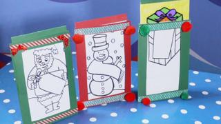 Blue Peter Christmas Card.