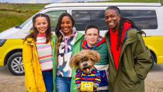CBeebies House goes on a camping adventure, with Evie, Joanna, George, Dodge and Nigel.