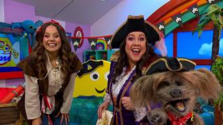 Click to watch the wish i was a pirate song with CBeebies House and Swashbuckle.