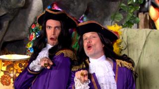 The pirates are dressed like Captain Captain