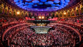 Proms being performed at the Royal Albert Hall