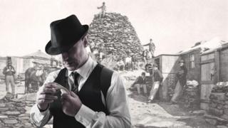 Gangster o flaen hen lun o gopa'r wyddfa