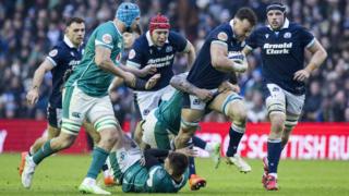Scotland and Ireland players