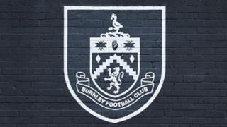 Burnley crest on a wall