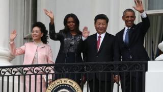 Presidents Xi and Obama