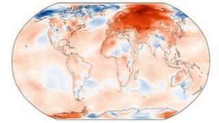 Surface air temperature anomaly Feb 2020