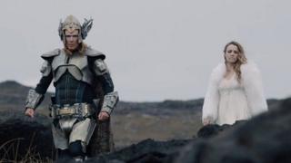 Will Ferrell and Rachel McAdams in The Story of Fire Saga