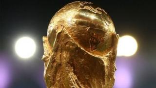 Football world cup trophy