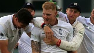 Ben Stokes celebrates