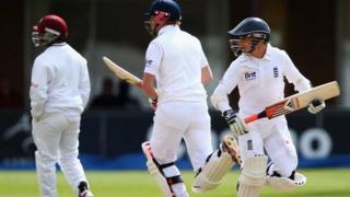 England Lions batsmen James Taylor and Jonny Bairstow