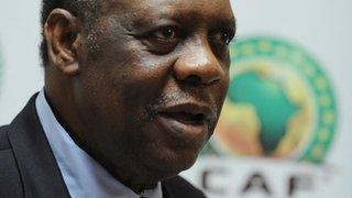 Caf president Issa Hayatou