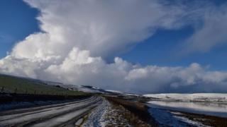 A covering of snow in Kirkwall, Orkney. Picture by tv Weather Watcher OrkneyAnne