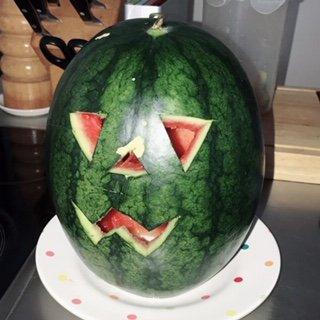 carved watermelon