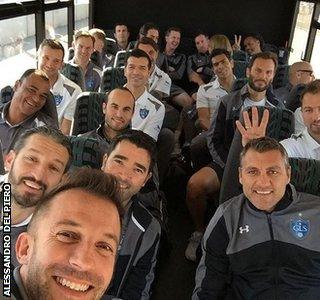 Alessandro del Piero's picture of the Global Legends squad