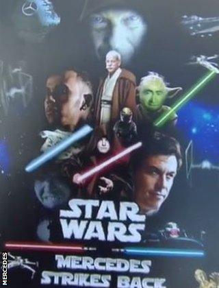 Mercedes Star Wars poster