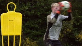 Linfield youth goalkeeper David