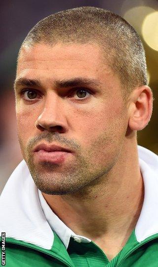 Republic of Ireland forward Jonathan Walters